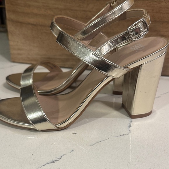 BP. Gold Women's Heels - Picture 3 of 5